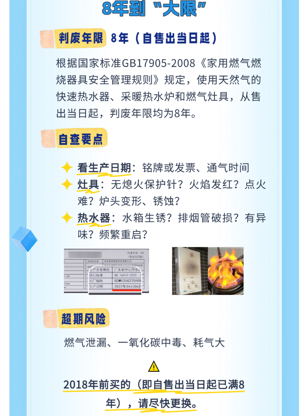 手把手教您自查燃气设备，这些风险不可忽视！