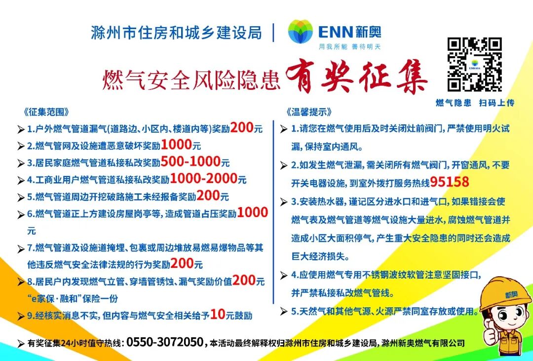 暖心守护家园平安，滁州这两位市民获 “燃气安全卫士” 称号！2026.6.1